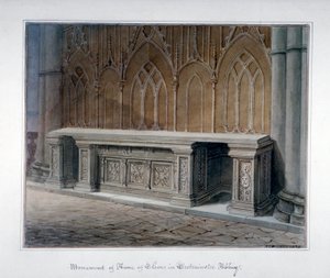 Monument van Anna van Kleef, Westminster Abbey, Londen, 1829