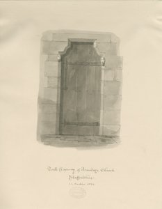 Armitage Kerk - Noorddeur door John Chessell Buckler