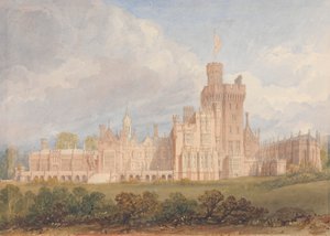 Costessy Hall, Norfolk door John Chessell Buckler