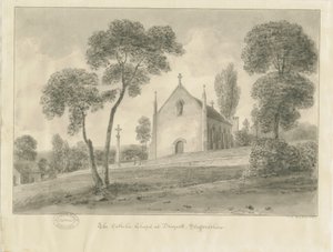 Cresswell - Draycott-in-the-Moors Katholieke Kapel door John Chessell Buckler