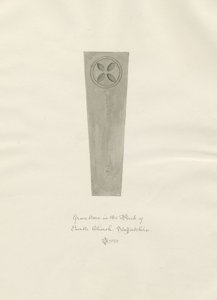 Enville Kerk - Grafsteen door John Chessell Buckler