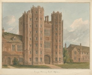 Essex - Layer Marney Hall door John Chessell Buckler