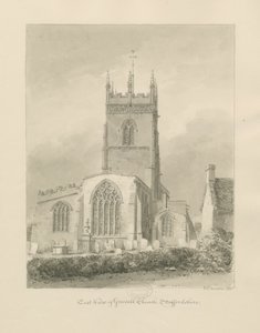 Gnosall Kerk door John Chessell Buckler