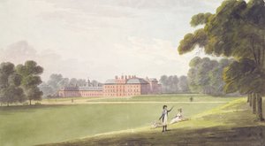 Kensington Paleis door John Chessell Buckler