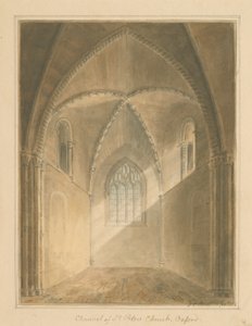 Oxfordshire - Oxford - Interieur van het Koor van St. Peter