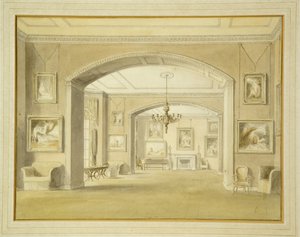 Schilderijengalerij in Tabley House, 1809