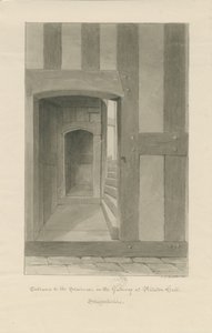 Pillaton Hall - Interieur van Poortgebouw door John Chessell Buckler