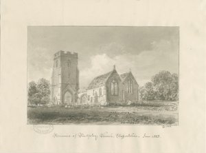 Rugeley Kerk door John Chessell Buckler