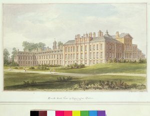 Zuidoostelijk uitzicht op Kensington Palace, 1826