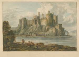 Wales - Carnarvonshire - Conway Kasteel, 1810