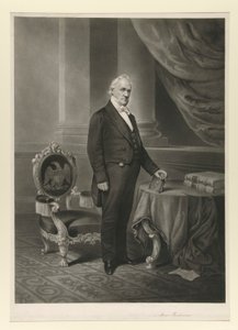 James Buchanan (Facsimile handtekening) door John Chester Buttre