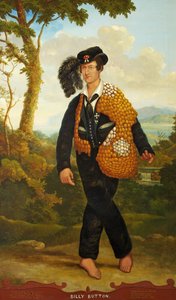 Portret van Billy Button, de Zingende Minstreel, c.1830