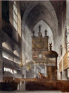 Interieur van de abdij, uit 