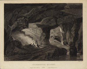 Gilmerton Steengroeve door John Claude Nattes
