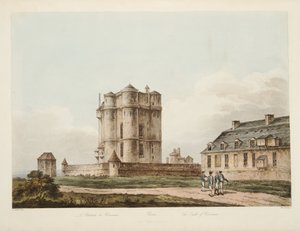 Het kasteel van Vincenne, illustratie uit Versailles, Parijs en Saint Denis, uitgegeven 1810 door John Claude Nattes
