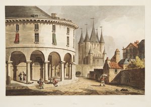 De Tempel, illustratie uit Versailles, Parijs en Saint Denis, uitgegeven 1805 door John Claude Nattes