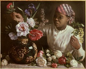 La negresse aux peonines - De zwarte vrouw met pioenen