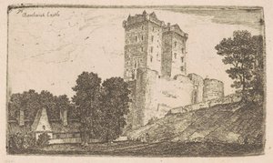 Borthwick Castle door John Clerk, of Eldin