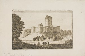 Borthwick Kasteel door John Clerk of Eldin