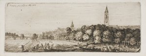 Dumfries vanaf de Kade door John Clerk of Eldin