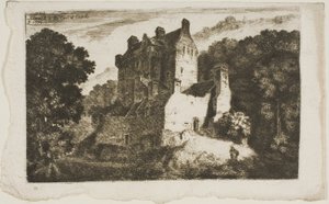 Newark Kasteel door John Clerk of Eldin