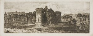 Kasteel van Rothesay door John Clerk of Eldin