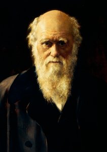 Portret van Charles Darwin