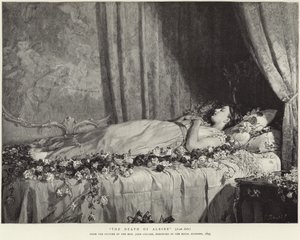 De Dood van Albine door John Collier