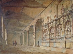 Interieur van de Kapel van St. Peter ad Vincula, Tower of London, 1814