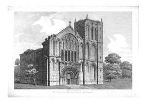 Oude Malton Priory Kerk, Yorkshire door John Coney