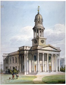 St Marylebone Nieuwe Kerk, Londen, 1816