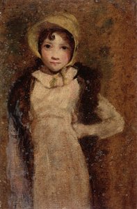 Een Meisje, vermoedelijk de dochter van de kunstenaar door John Constable