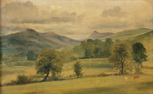 Een uitzicht in het Lake District door John Constable