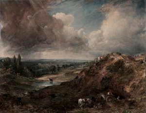 Branch Hill Vijver, Hampstead door John Constable