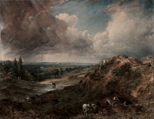 Branch Hill Pond, Hampstead, 1828 door John Constable