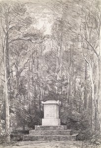 Cenotaaf voor Sir Joshua Reynolds in Coleorton Hall, Leicestershire, 1823