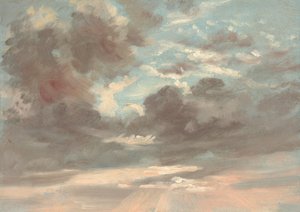 Wolkstudie: Stormachtige zonsondergang