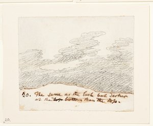 Wolkstudie (naar Alexander Cozens