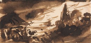 Dageraad door John Constable