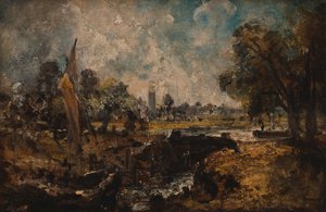 Dedham Lock, 1819 tot 1820 door John Constable