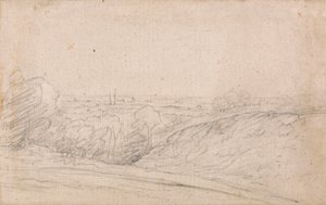 Dedham Vale vanuit Langham door John Constable