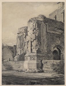 Kerk van East Bergholt, vanuit het zuidwesten, c.1815-17