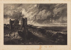 Hadleigh Castle (kleine plaat) door John Constable