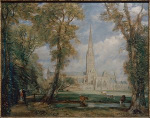 Kathedraal van Salisbury door John Constable