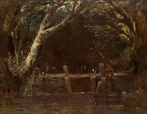Landschap (De Sluis) door John Constable