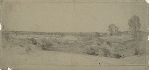 Landschap met uitzicht op Dedham Vale gezien vanaf Langham