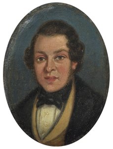 Miniatuur: Portret van Abram Constable, broer van de kunstenaar