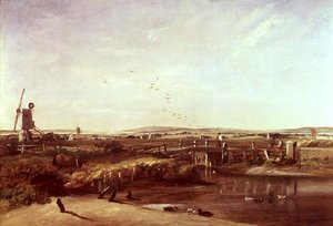 Mistley, Vallei van de Stour door John Constable