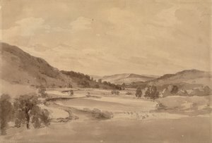 De Derwent Vallei met Chatsworth in de Verte