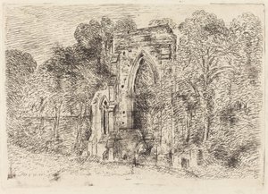 De Ruïnes van Netley Abbey door John Constable